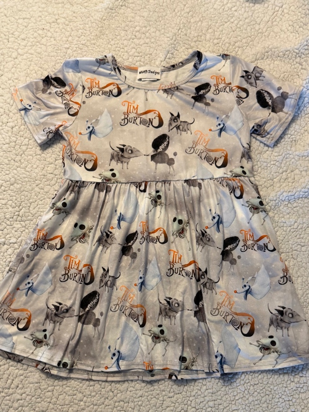 Tim Burton Mesh Peplum size 8/9